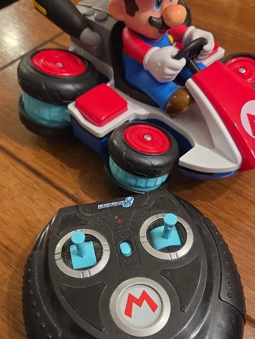 Nintendo Mario Remote Control Racing Kart - Red/Blue